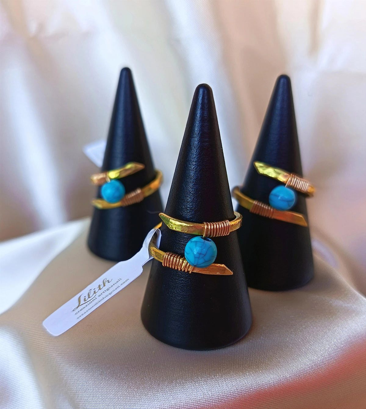 Anello in ottone collezione Horus
